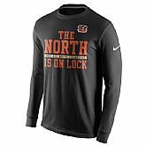 Cincinnati Bengals Nike Black 2015 AFC North Division Champions WEM T-Shirt,baseball caps,new era cap wholesale,wholesale hats